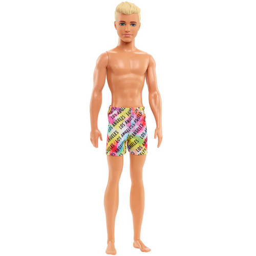 Barbie Ken Beach Doll with LA Shorts: