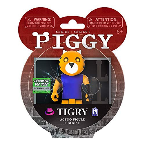 Piggy Tigry- Action Figure with Exclusive DLC- 3.5 inch Buildable Toy, Series 1
