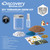 Discovery Mindblown DIY Terrarium Grow Kit, Fast-Growing Indoor Mini Garden, Create A Living Ecosystem, Includes Sand, Seeds, Potting Mix, Stones and More