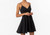 Velma Ladder Trim Flare Dress