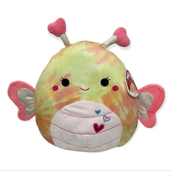 Squishmallows Official Kellytoy Valentines Squad Squishy Soft Plush Toy Animal (5 Inch, Balia Butterfly)