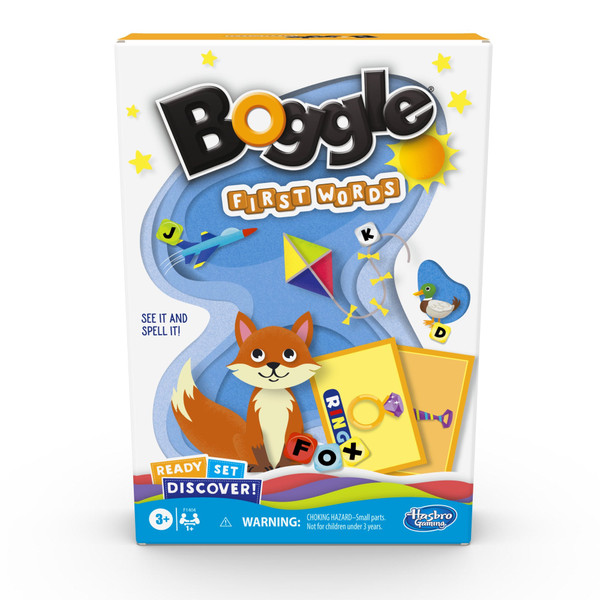 Ready Set Discover Boggle First Words Matching Game, Ages 3 and Up, 2-4 Players