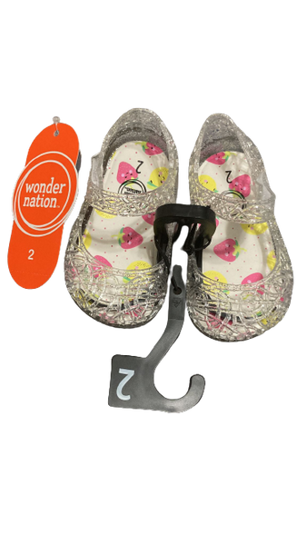 Wonder Nation Infant GirlsÃ¢â‚¬â„¢ Mary Jane Jelly Shoes Size 2