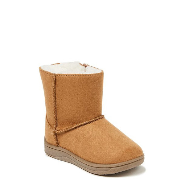 Wonder Nation Baby Girl Cozy Faux Shearling Winter Boot, Size 5