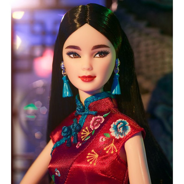 Barbie Lunar Chinese New Year 2021 Doll In Cheongsam Dress