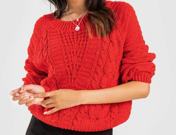 Jacynda Ballon Sleeve Sweater