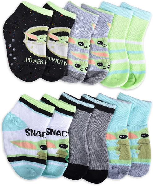 Star Wars Polyester Spandex Durable Ankle Socks (Toddler's) 6 Pk Size 2T-5T