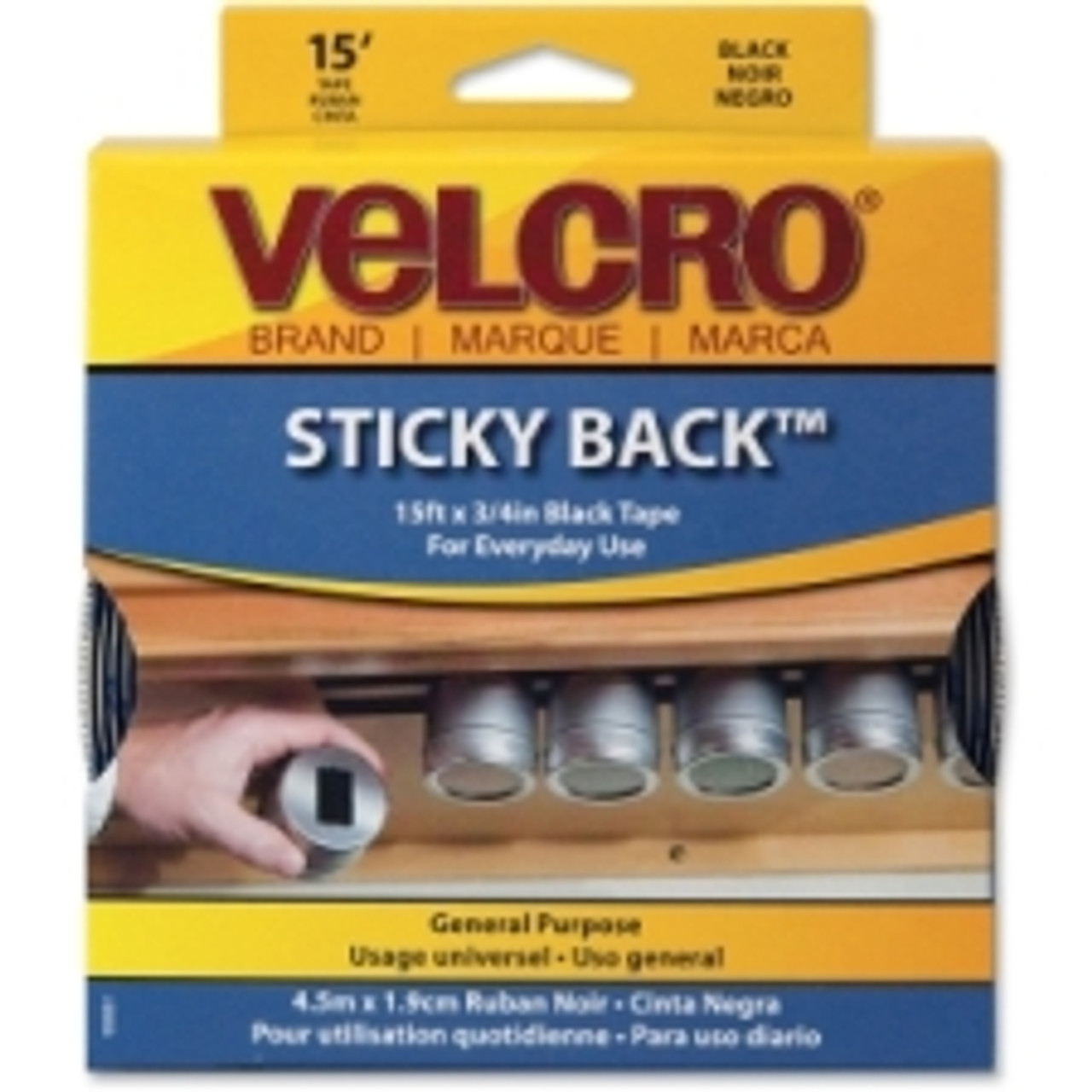 VELCRO Brand - Sticky Back Hook and Loop Fasteners | Perfect for Home or  Office | 5/8in Coins | White, 75Pk