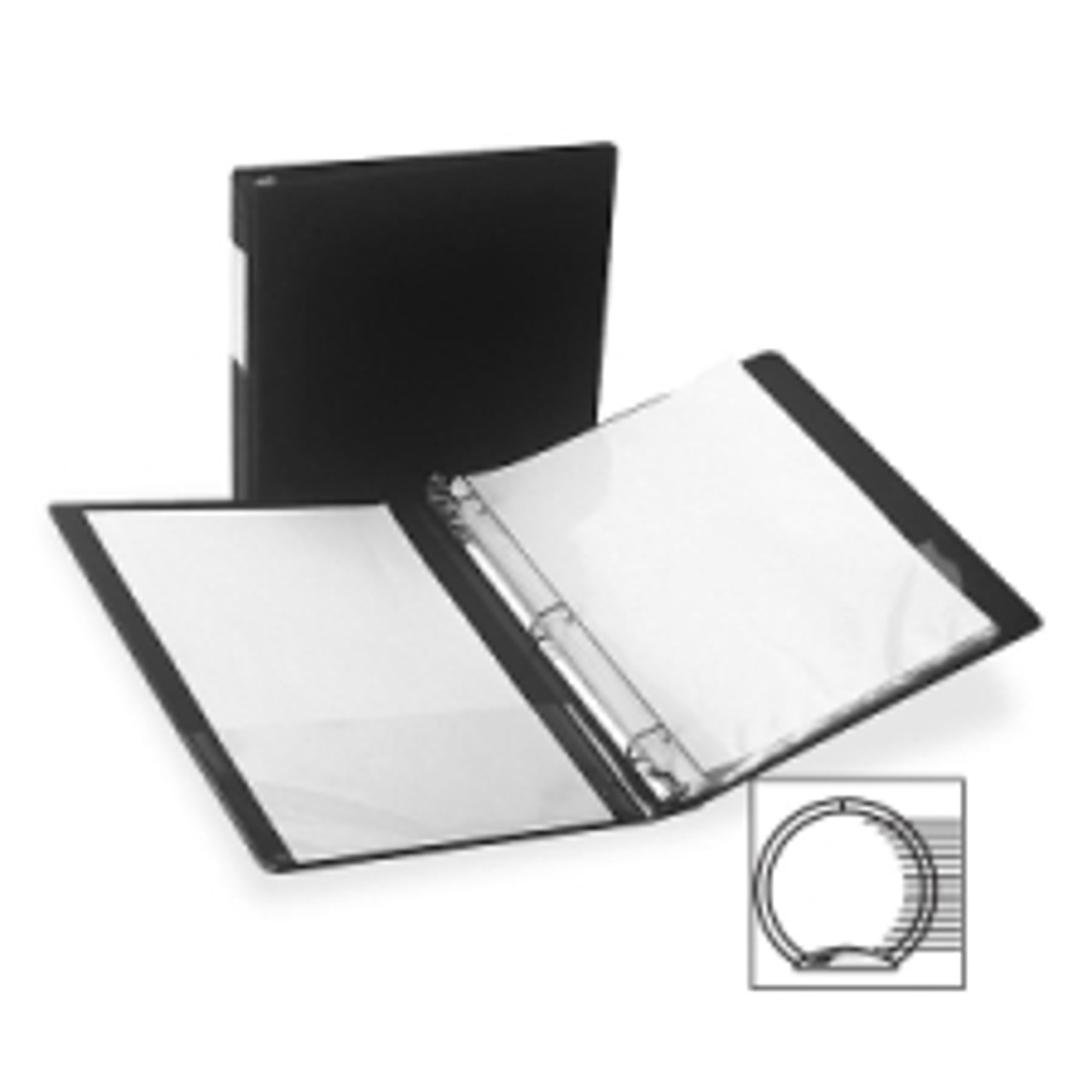 Business Source Basic Round Ring Binders - 1/2