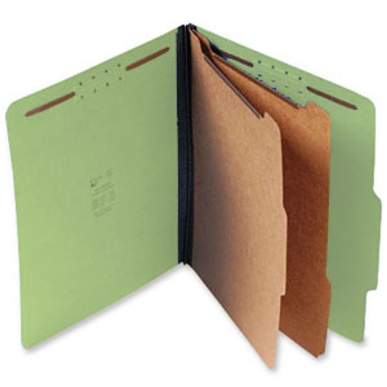 NATSP17222 Green Nature Saver Classification Folders 