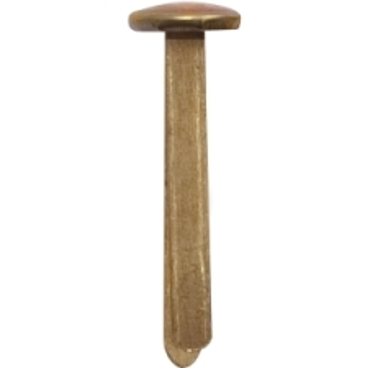 Gem Office Products Round Head Solid Brass Fasteners