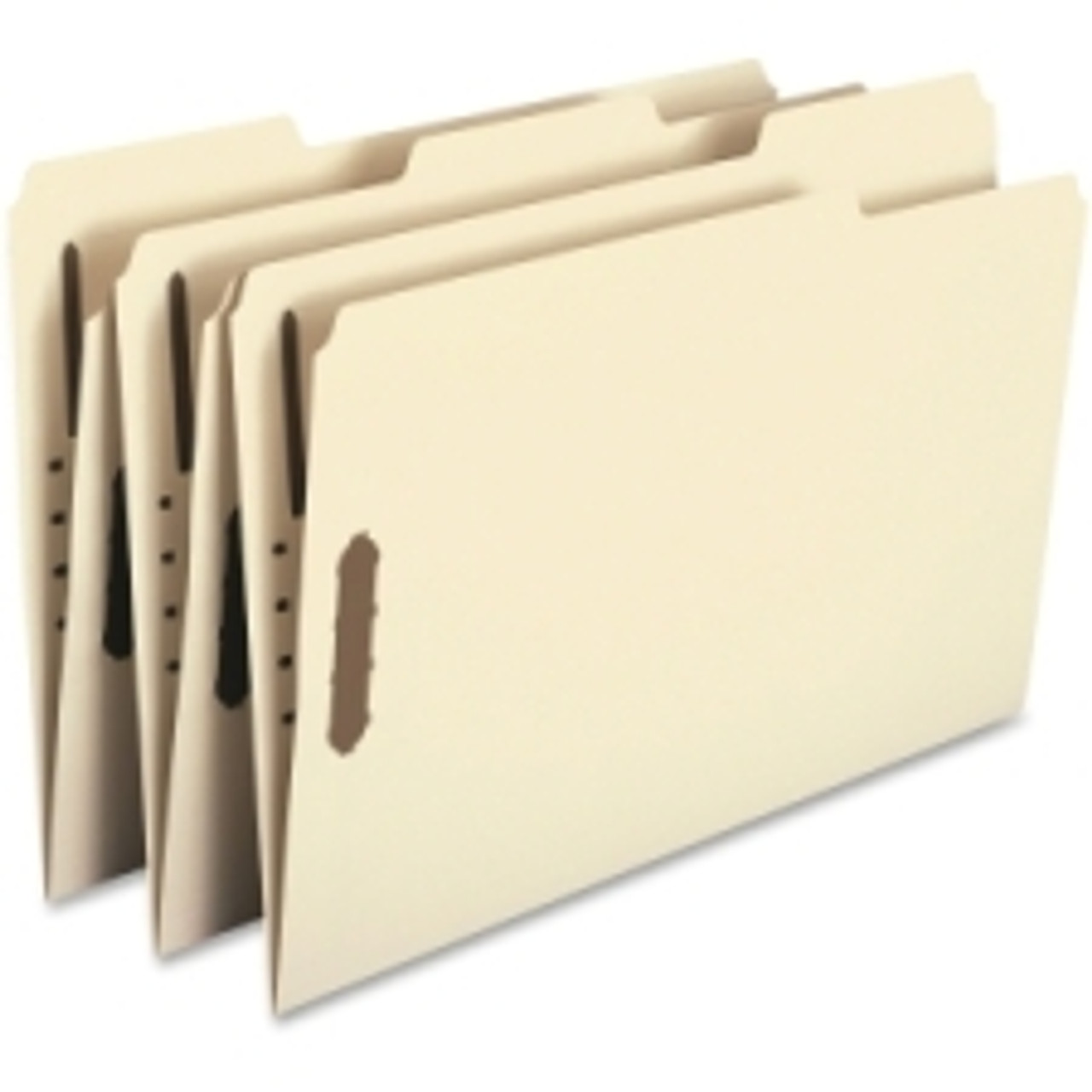 Smead 19600 Manila Heavy-Duty Fastener File Folders