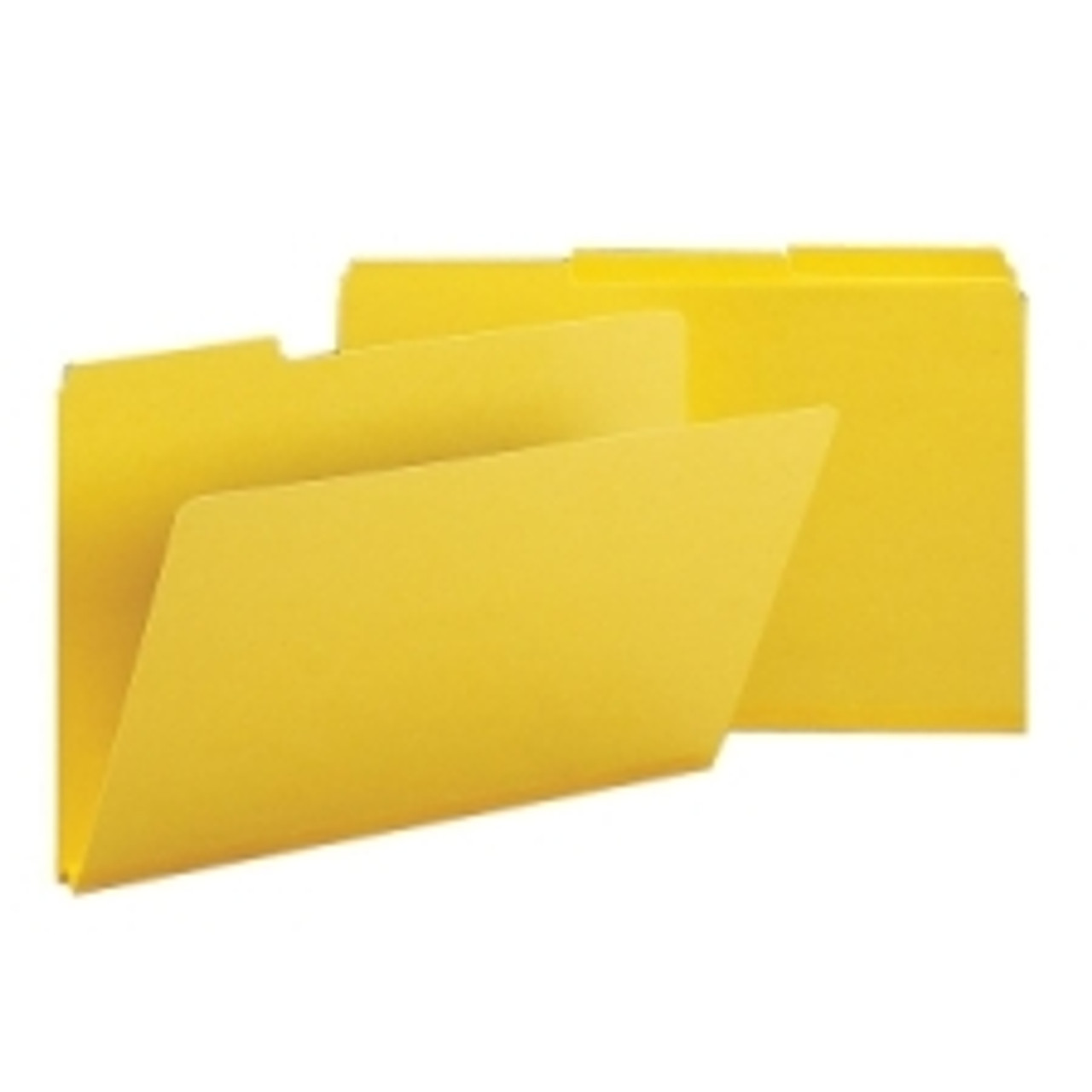 Smead 22562 Yellow Colored Pressboard File Folders