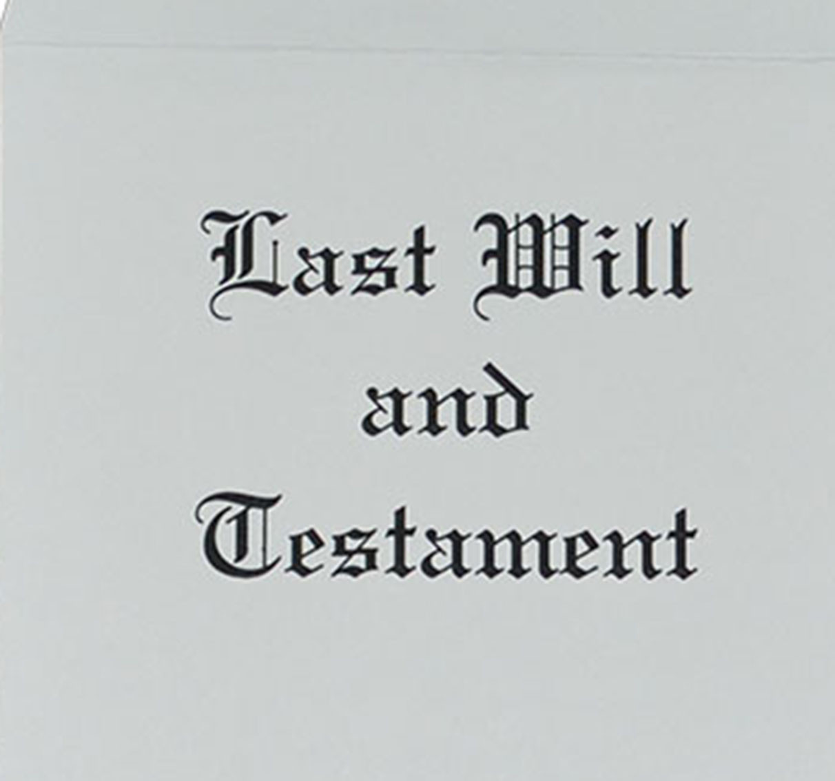 Letter/Legal Will Envelope Engraved "Last Will and Testment" LegalSupply