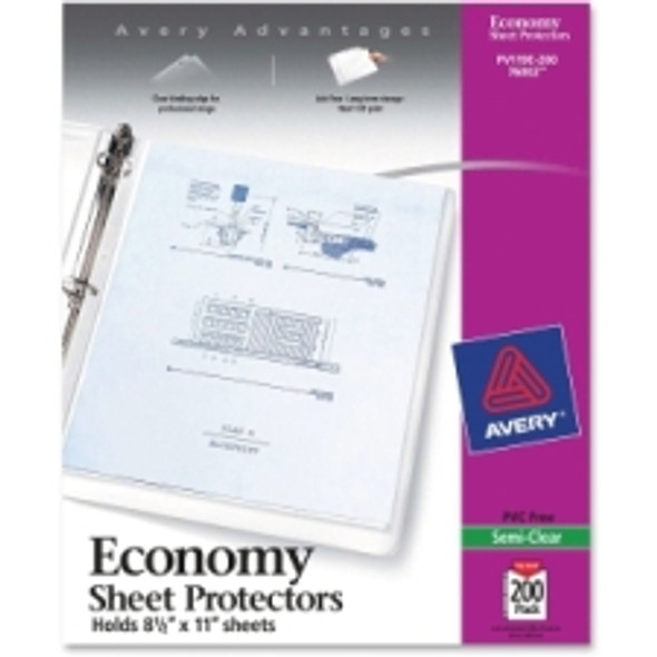 S/O Full Page Vinyl Sheet Protectors - First Products