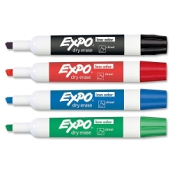 Expo Ii Dry Erase Markers - Chisel Marker Point Style 