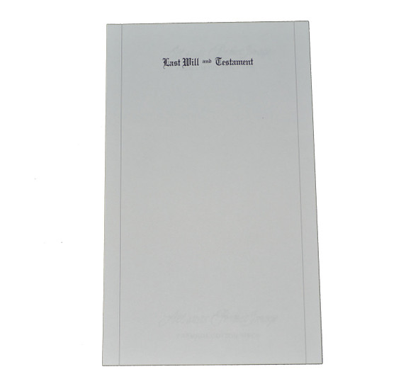Will様オーダーページ Letter Size Will First Page Engraved 