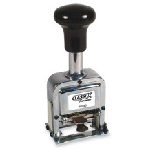 Xstamper ClassiX Self-Inked Automatic Number Stamp - LegalSupply