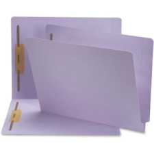 Smead 25540 Lavender End Tab Colored Fastener File Folders with ...
