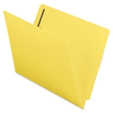 Smead 25940 Yellow End Tab Colored Fastener File Folders with ...