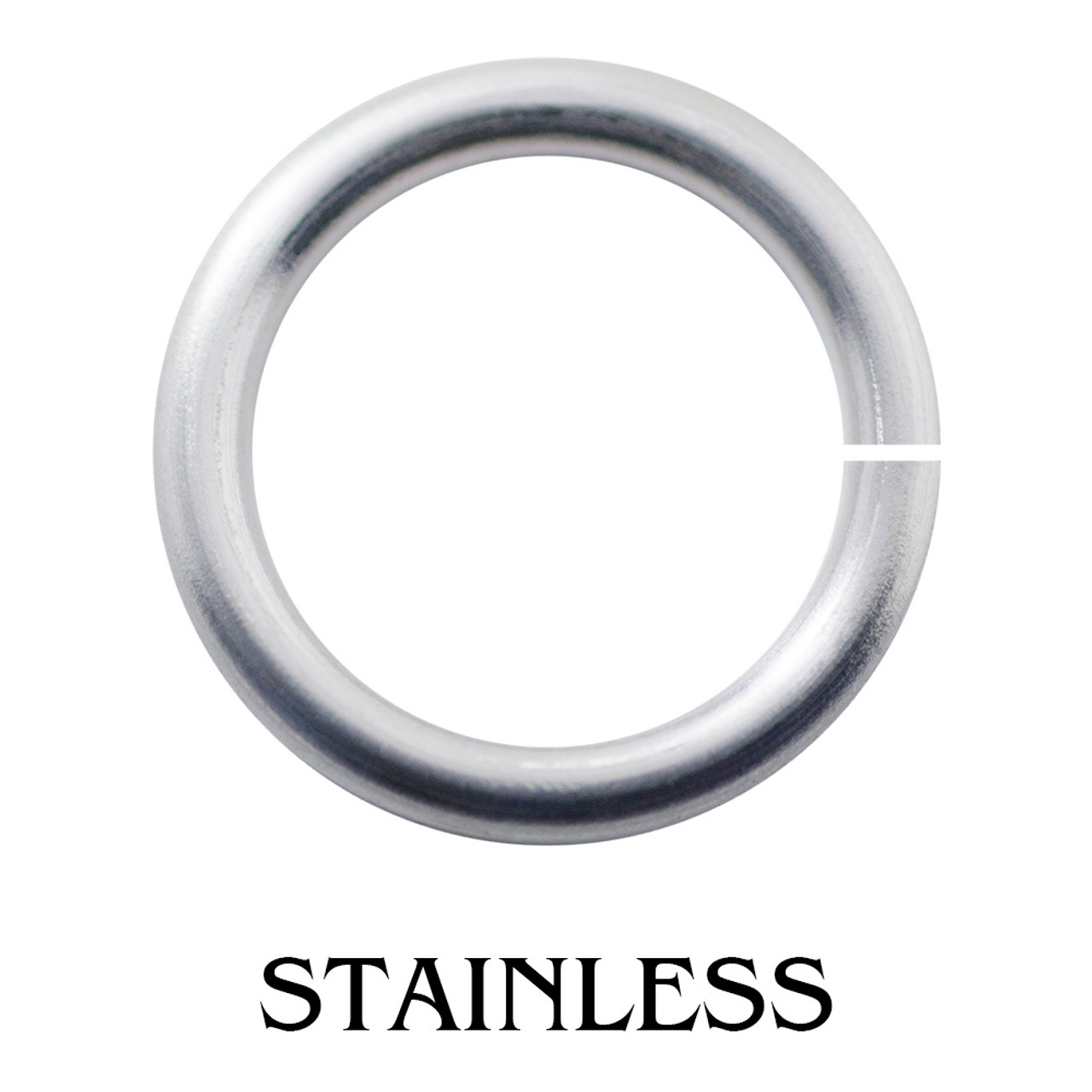 Stainless Steel Jump Rings 18 Gauge 1/8 id. - Metal Designz