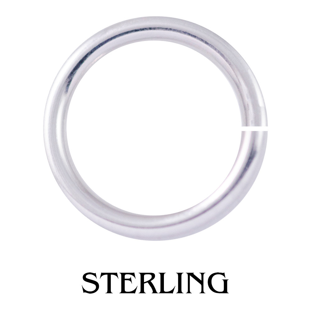 14 Gauge Sterling Silver Jump Rings (AWG - Metric) - Weave Got Maille