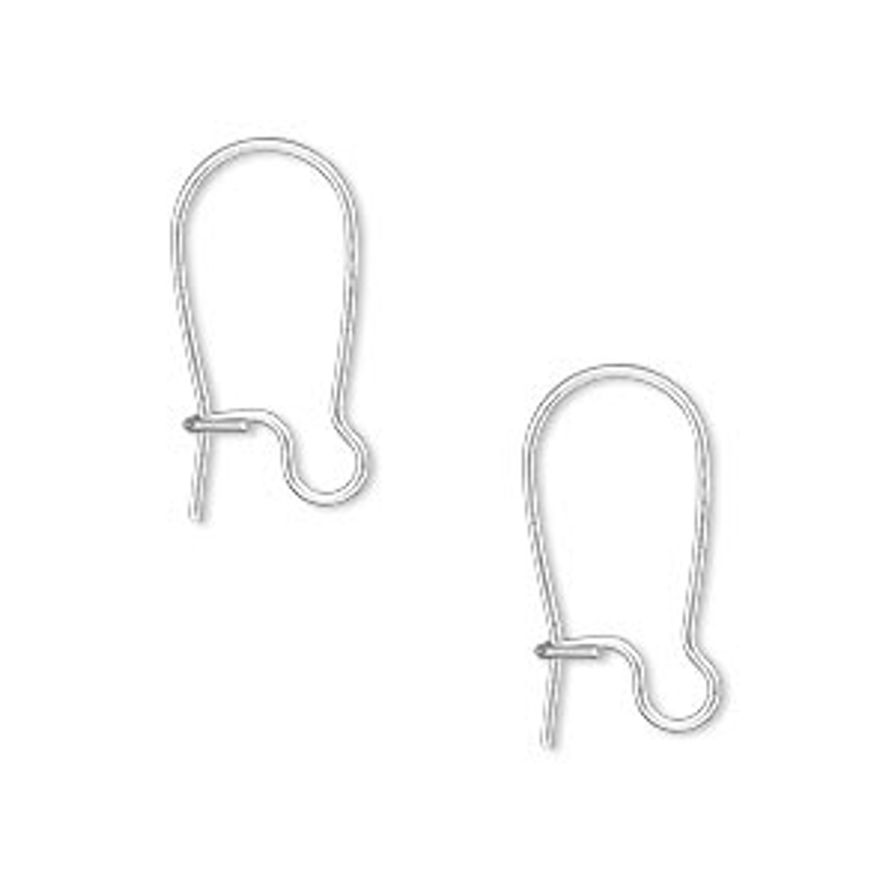 Sterling Silver Earring Hooks, Earring Wires, Open Loop