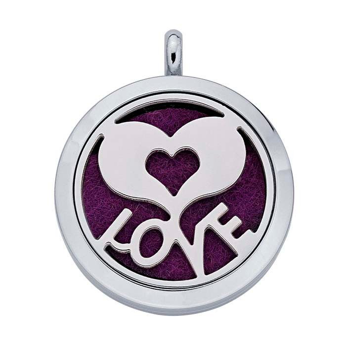 Aromatherapy Locket Stainless Steel Love Weave Got Maille