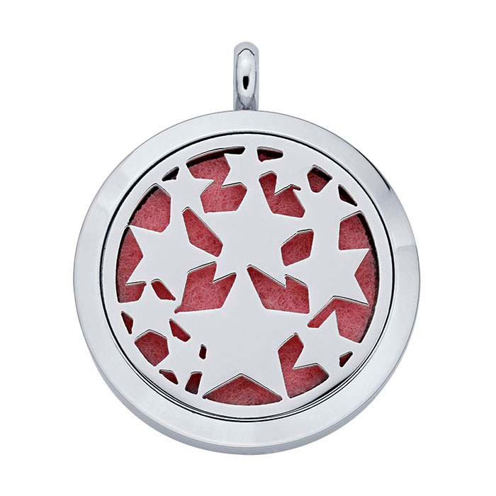 Aromatherapy Locket Stainless Steel Stars Weave Got Maille