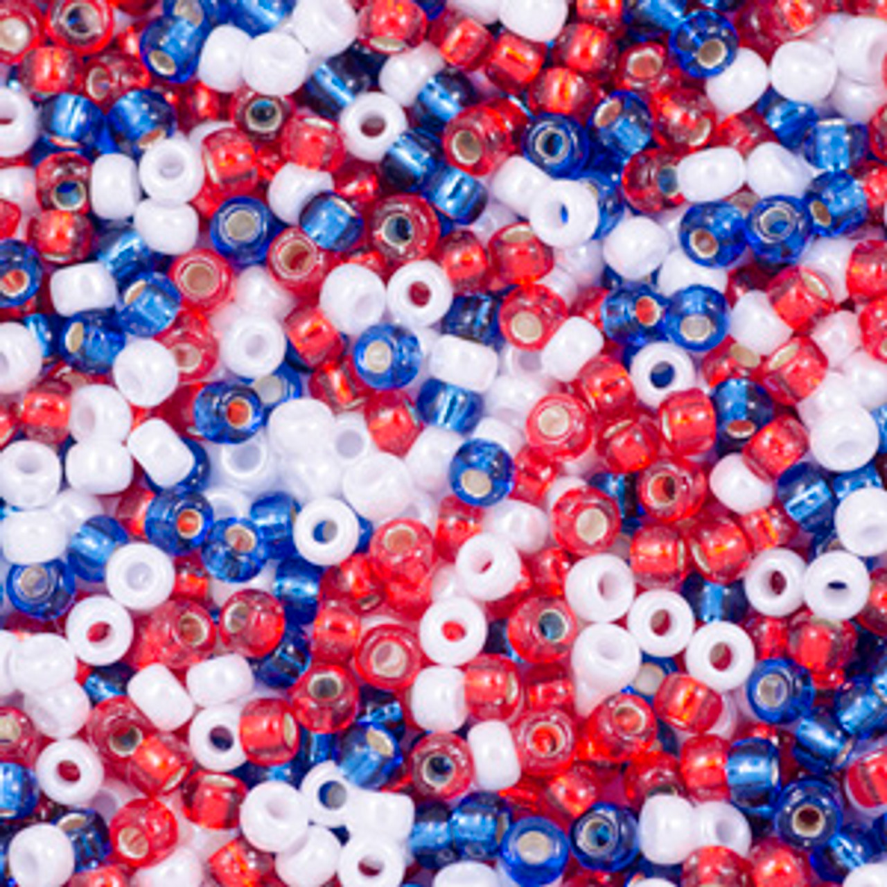 Chevron Beads, 6/0 Seed Beads, Glass Beads~ Mixed Beads 20grams per pack