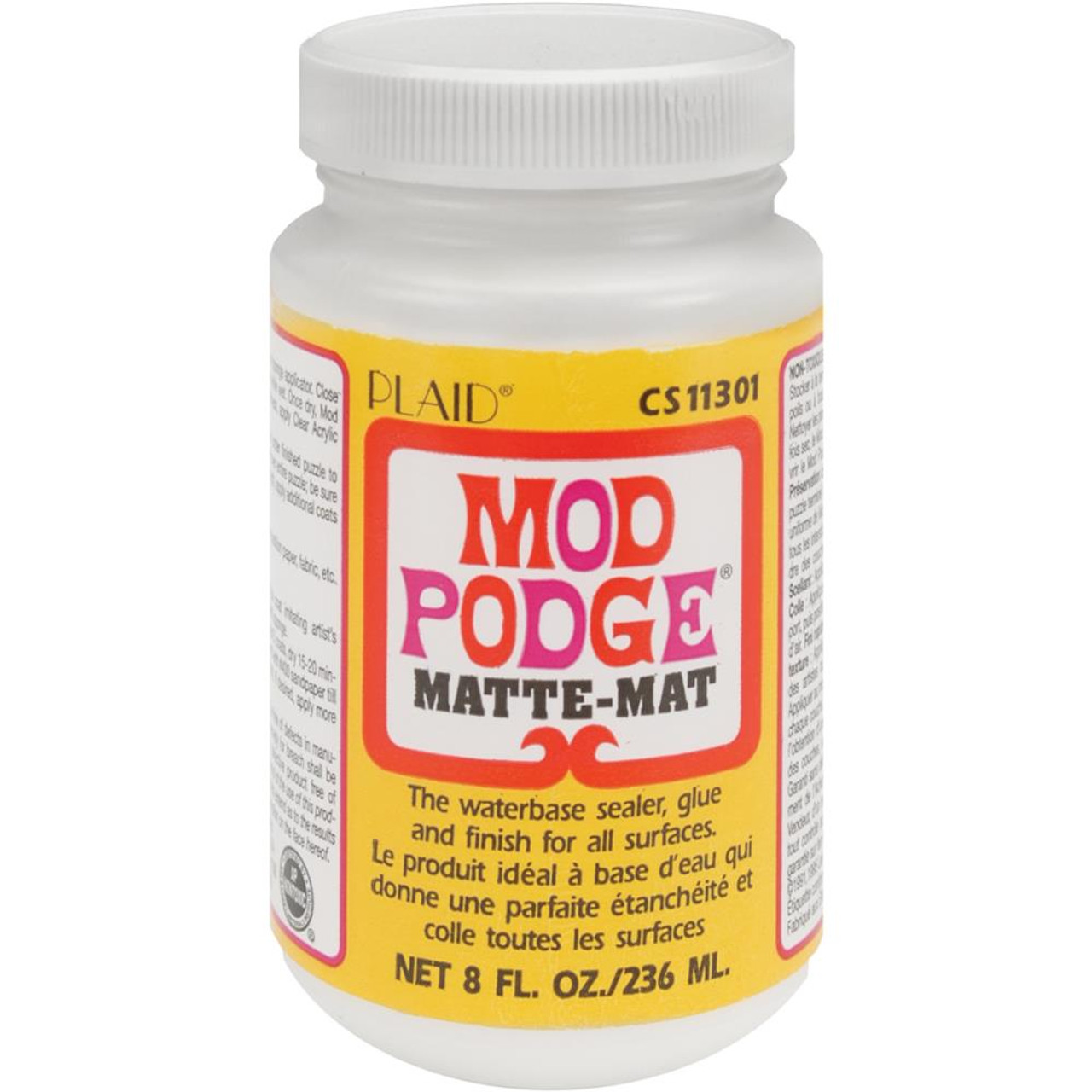MOD PODGE WATER BASE SEALER GLUE AND FINISH MATTE FINISH 2 OUNCE EACH ONE