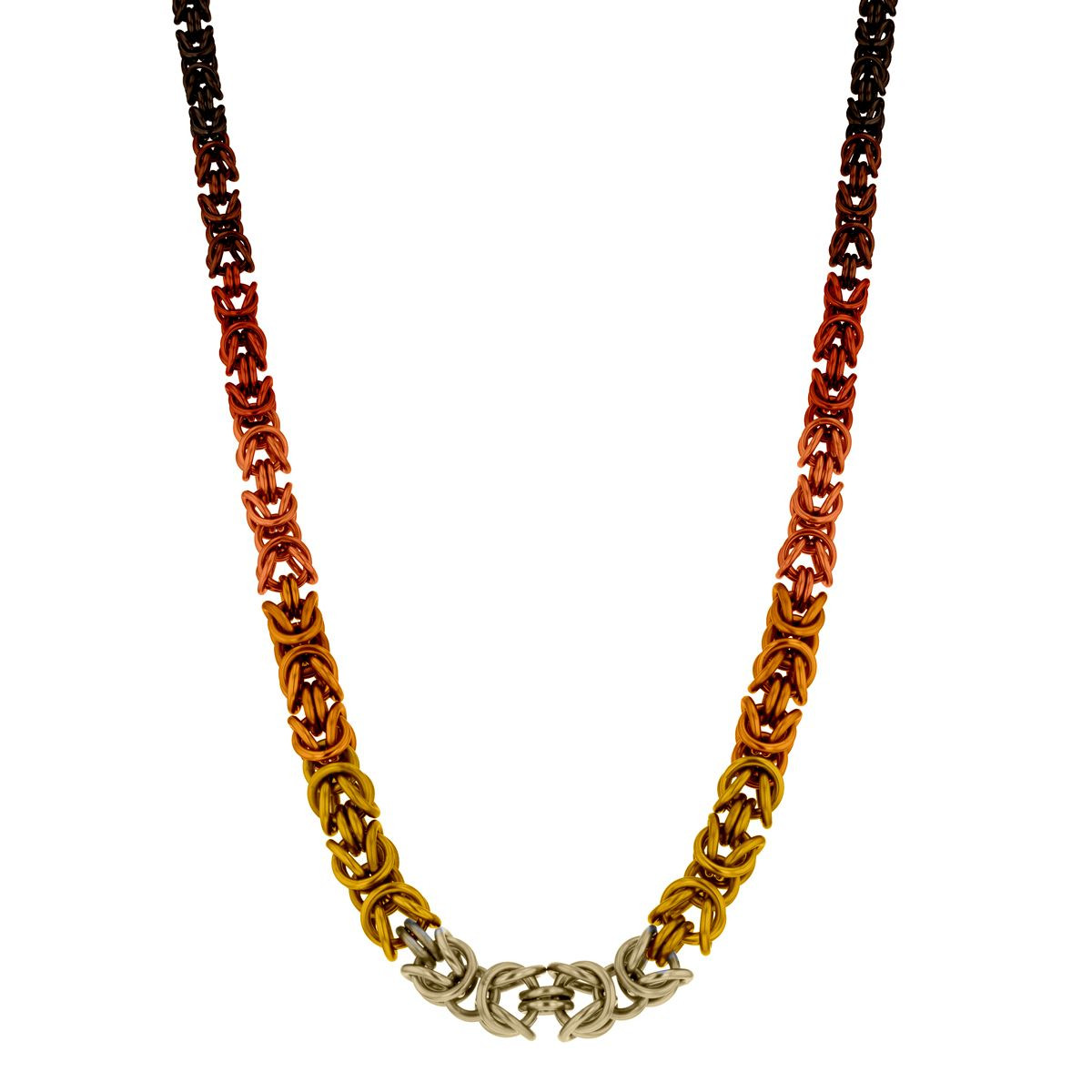 Cinnamon Girl Amplified Byzantine Necklace Kit - Weave Got Maille