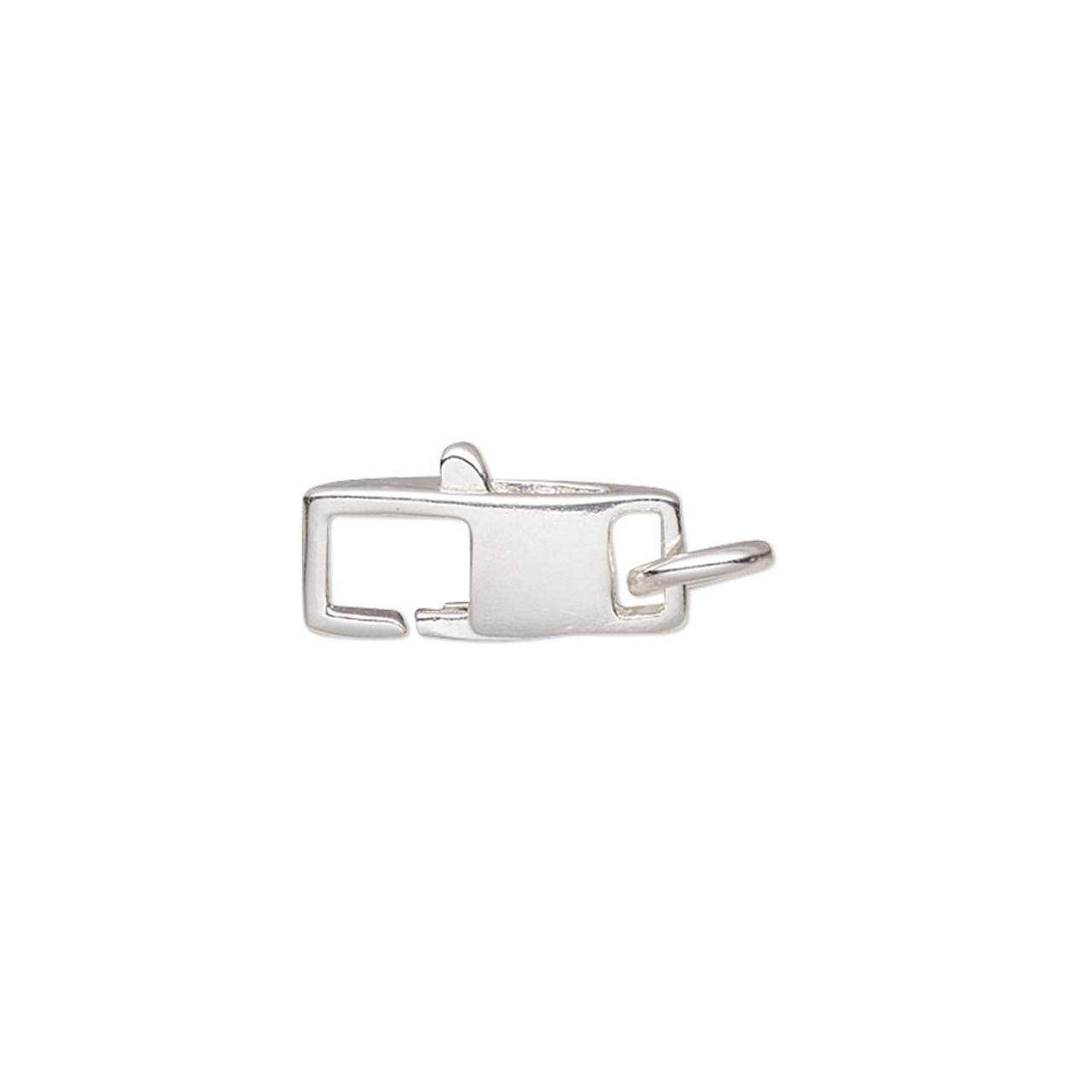 Sterling Silver Square Padlock Clasp