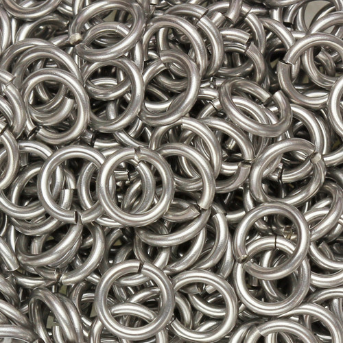 16 AWG Stainless Steel Jump Rings - 1 Ounce