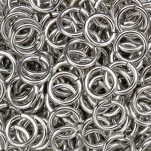 1 Pound Bright Aluminum Chainmail Jump Rings 16G 3/8 ID (2300+ Rings)