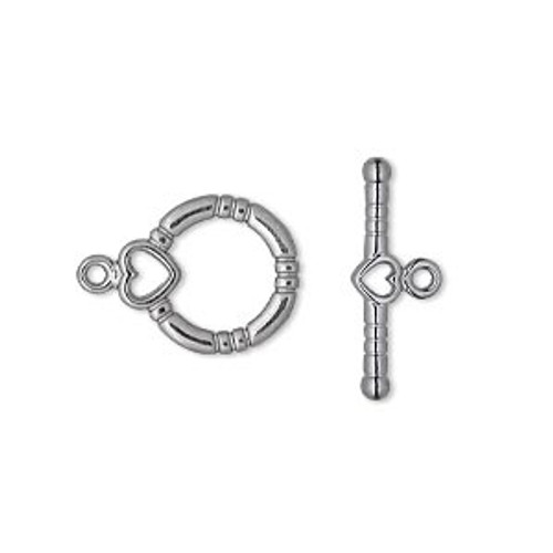 Gunmetal Heart Toggle