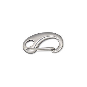 Lobster Claw SelfClosing Clasp, Stainless Steel (21x11mm) Weave Got
