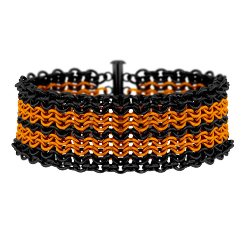 Salem Ruffles cuff chain maille bracelet kit Salem Ruffles cuff chain maille bracelet kit