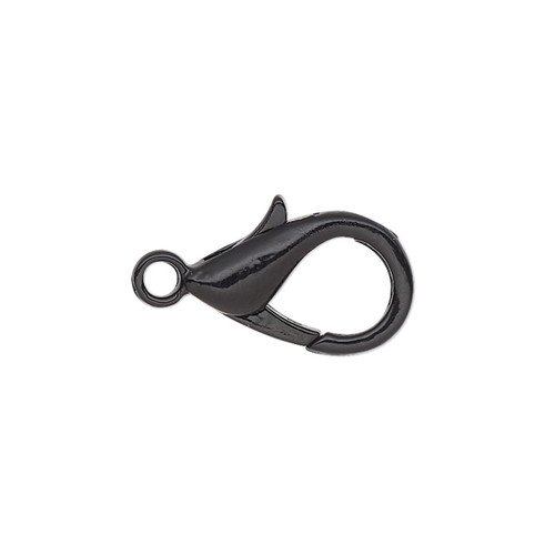 Swivel Lobster Clasp, Black Finished Pewter