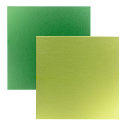 22g Green Anodized Aluminum Sheets - 2 pack 22g Green Anodized Aluminum Sheets - 2 pack