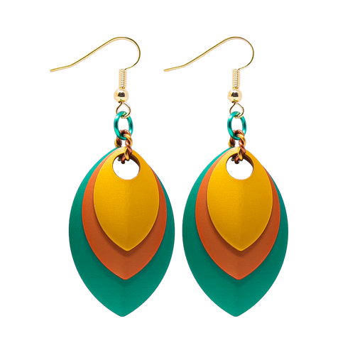 Queen's Trifecta Dragon Scale Earring Kit Queen's Trifecta Dragon Scale Earring Kit