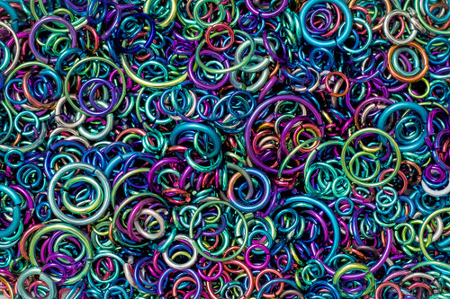 Weave Got Maille Niobium Jump Rings Variety Mix - 1 Ounce