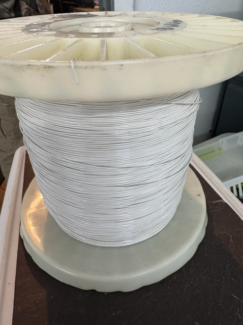 18 AWG Ultra White Enameled Copper Wire - 9.5 pounds