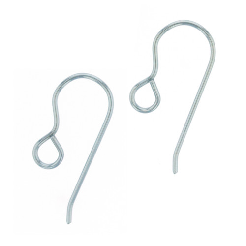 Niobium Ear Wires- Antique Bronze Finish (1 pair) 