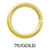 14g NuGold brass chain maille jump rings