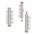Tube Clasp, Stainless Steel, 4 Strand, 26x6mm Tube Clasp, Stainless Steel, 4 Strand, 26x6mm