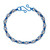 Lapis & Silver chain maille byzantine bracelet kit Lapis & Silver chain maille byzantine bracelet kit