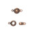 Round Button Clasp, 7.5mm