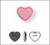 Swarovski Pavé Heart Charm - 14mm 
