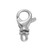 Sterling Silver Swivel Lobster Clasp Sterling Silver Swivel Lobster Clasp